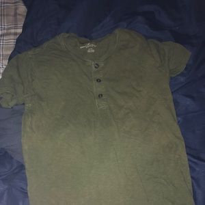 American Eagle Button Up Tee